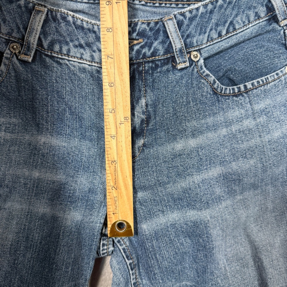 Vintage Y2K Silver Jeans Flare Jeans Womens 30 Blue Low Rise Denim 100% Cotton - Picture 8 of 10